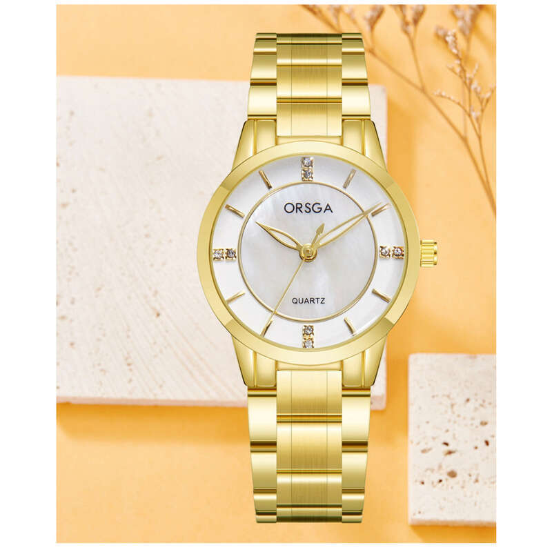 Orologio al quarzo da donna ORSGA Light Luxury Fashion Ins Beimu con diamanti intarsiati Live Business_voghion.com