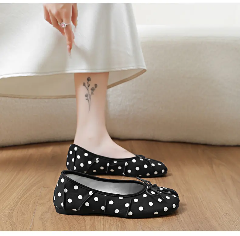 Versatile Women's Ballet Flats Elegant Mary Jane Leather Shoes_voghion.com