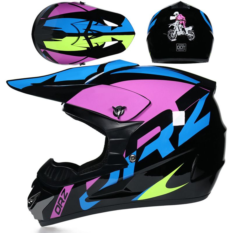 Capacete completo para bicicleta de montanha DH cross-country com certificação DOT_voghion.com