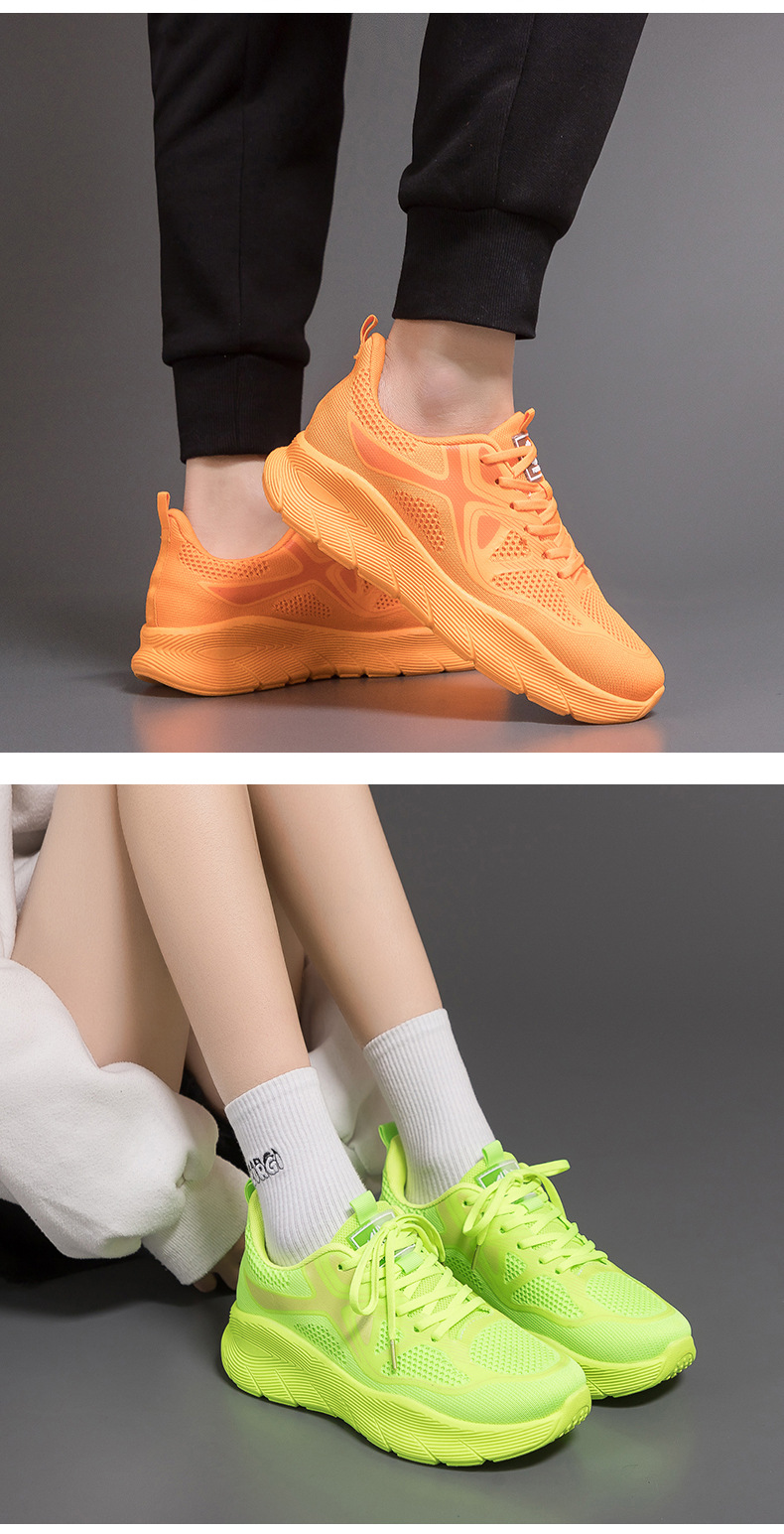 Women's Breathable Running Shoes With Thick Sole For Casual Wear_voghion.com
