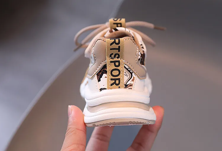 Pantofi sport pentru copii la modă, pentru băieți și fete, confortabili, cu imprimeu grafic amuzant, antiderapanți, școală, casual, mers pe jos_voghion.com