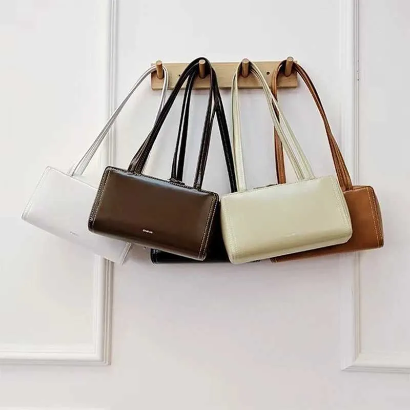 Korean Fashion Shoulder Portable Small Niche Square Armpit Womens Large Capacity Cute Student Bag Commuter ClutchC241031_voghion.com