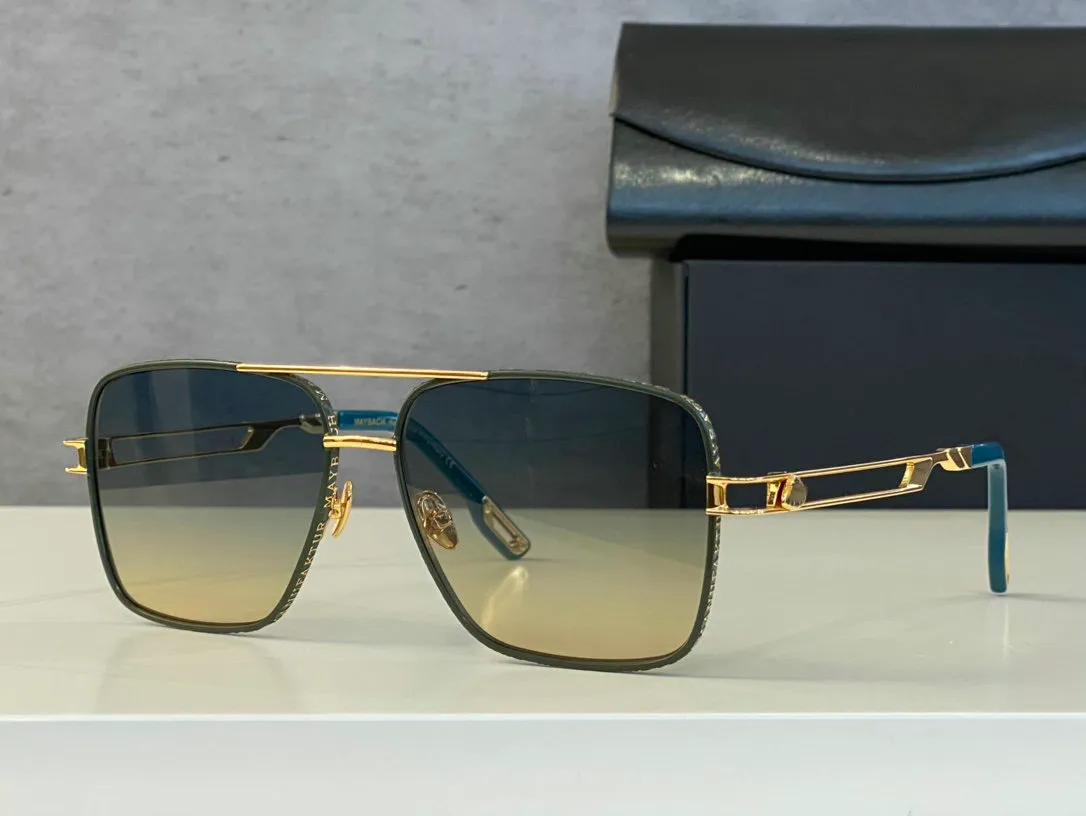 Occhiali da sole pilota di moda Maybac Occhiali da sole polarizzati Uomini e donne Lenti a specchio Antiriflesso Occhiali da guida Miopia UV400_voghion.com
