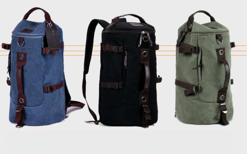 canvas Men's Trendy Student Youth Travel Bag, Computer Large Capacity Backpack_voghion.com