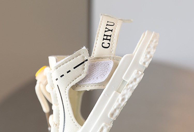 Children's Baotou Half Sandals 2022 Summer Anti Kick Boys Beach Women's Korean Soft Sole Walking Shoes_voghion.com