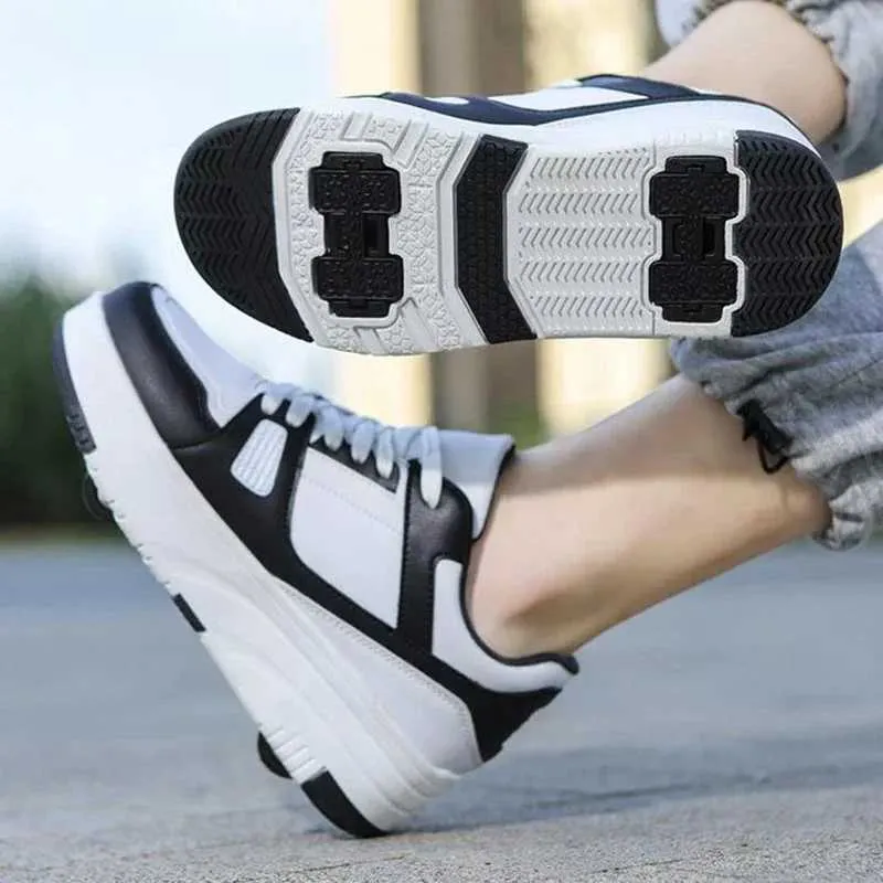 Athletic Outdoor Fashion Roller Skate Shoes Kids Children Casual Sports Toy Gift Games Boys 4 Whls Sneakers Girls Boots_voghion.com