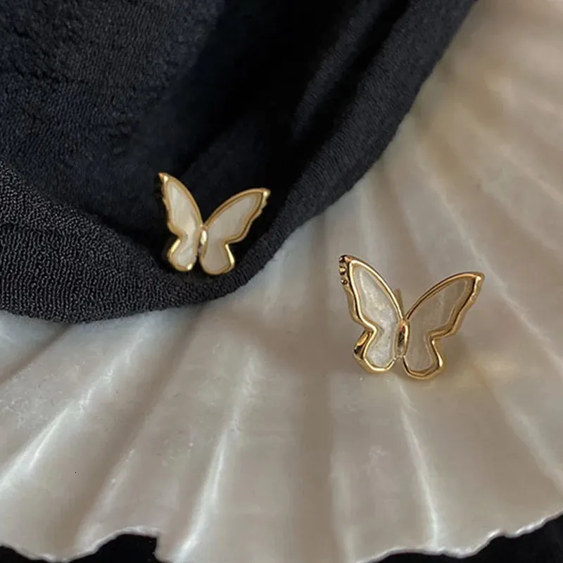 Fritillary Butterfly Long Tassel Earrings Woman Personality Cute Enamel Bow Stud Daily Wear Jewelry Accessories 240618_voghion.com