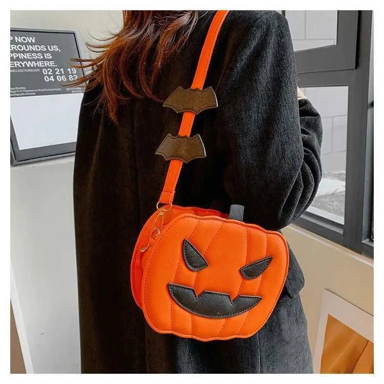 Genți de damă Weird Pumpkins, geantă de Halloween, geantă de voiaj cu despicare de culoare, geantă de mână pentru școală, geantă de umăr pentru machiaj, LageC241021_voghion.com