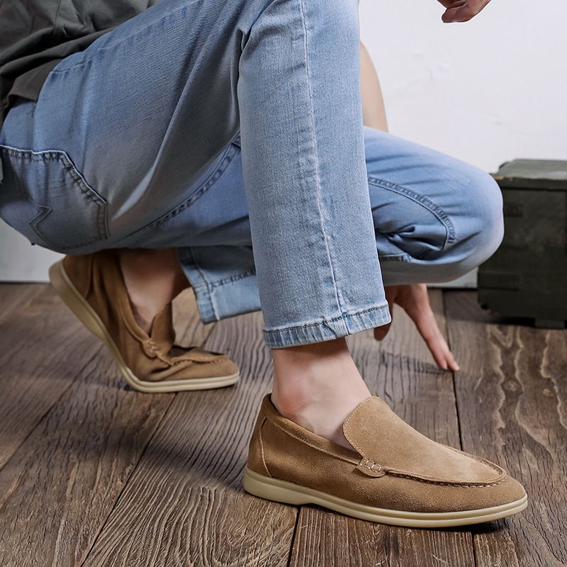 Herbstneue Low-Cut Loafer für Herren aus Wildleder - Stilvoll und bequem_voghion.com