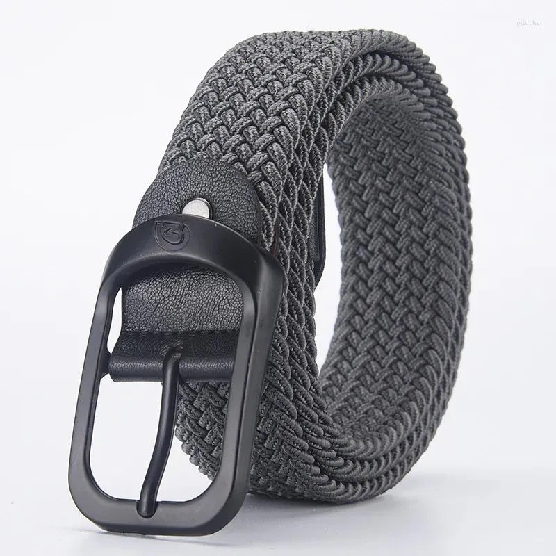 Belts Men's Belt Casual Woven Elastic Outdoor Sports Women's Climbing Work Jeans Suit Pants And Universal_voghion.com