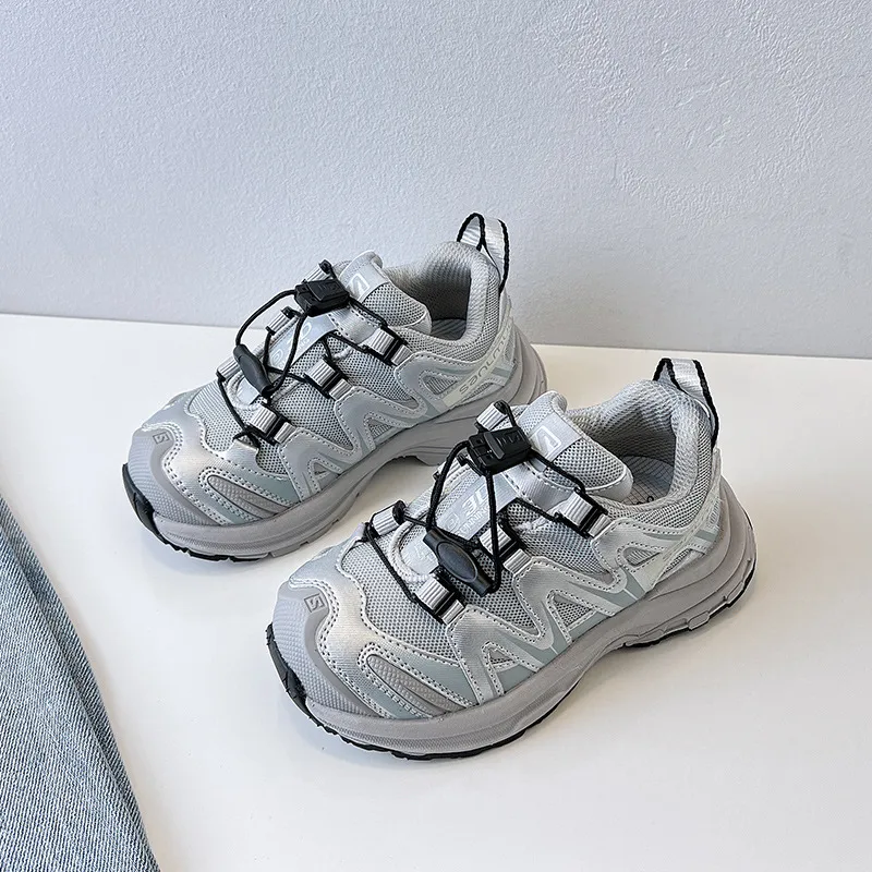 Childrens soft boys breathable non slip running girls fashionable and casual clumsy sports shoes 240627_voghion.com