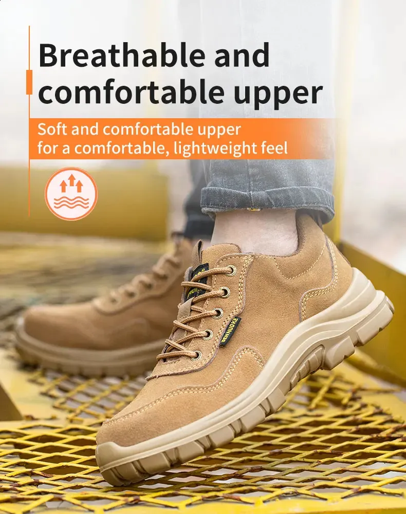 Safety Work Shoes Lightweight Industrial Protection Footwear_voghion.com