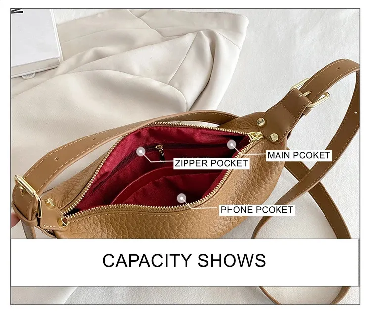 Geantă de umăr pentru femei, geantă de mână din piele naturală cu 3 straturi cu fermoar, geantă de mână din piele de vacă, geantă crossbody pentru femei, geantă de mână Hobos Messenger Tote_voghion.com