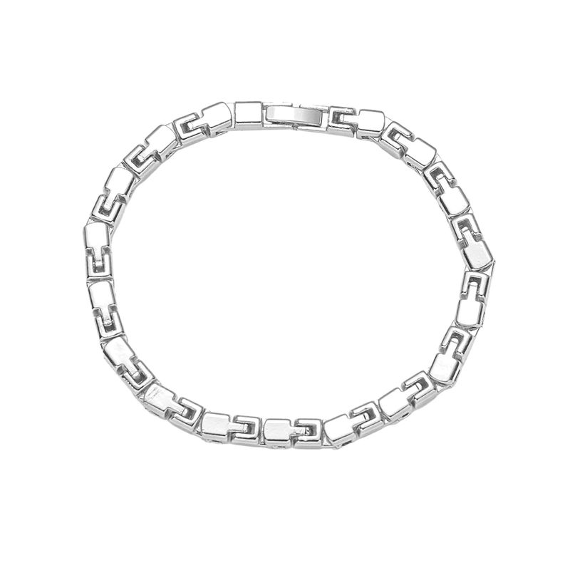 Pulsera con colgante de personalidad simple para hombres y mujeres._voghion.com