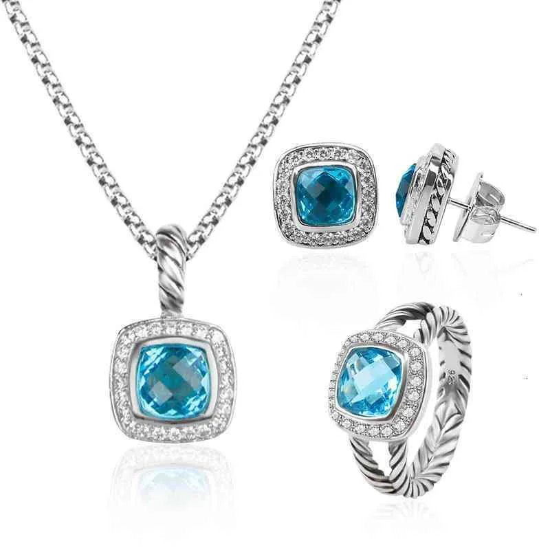 Ouerréng Armband Sets Designer Damen Bijouset Granat Zirkon Ouerréng Anhänger Halskette Réng Armbänner_voghion.com