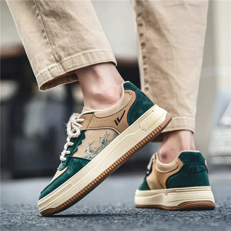Original Mens Tennis Fashion Casual Men Gym Footwear Platform Cozy Skate Shoes In 250310_voghion.com