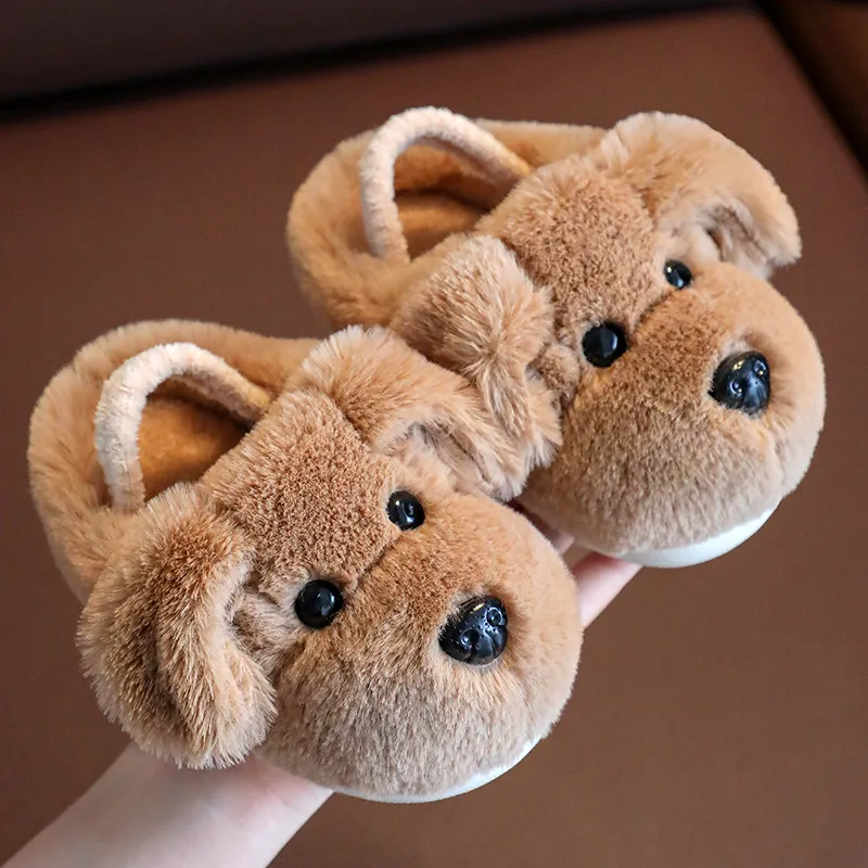Papuci de bumbac pentru copii, pentru băieți, cu vârsta cuprinsă între 1 și 5 ani, drăguți, cu desene animate, pentru fete, Cutefeet, pentru sugari și copii mici, toamna și iarna_voghion.com