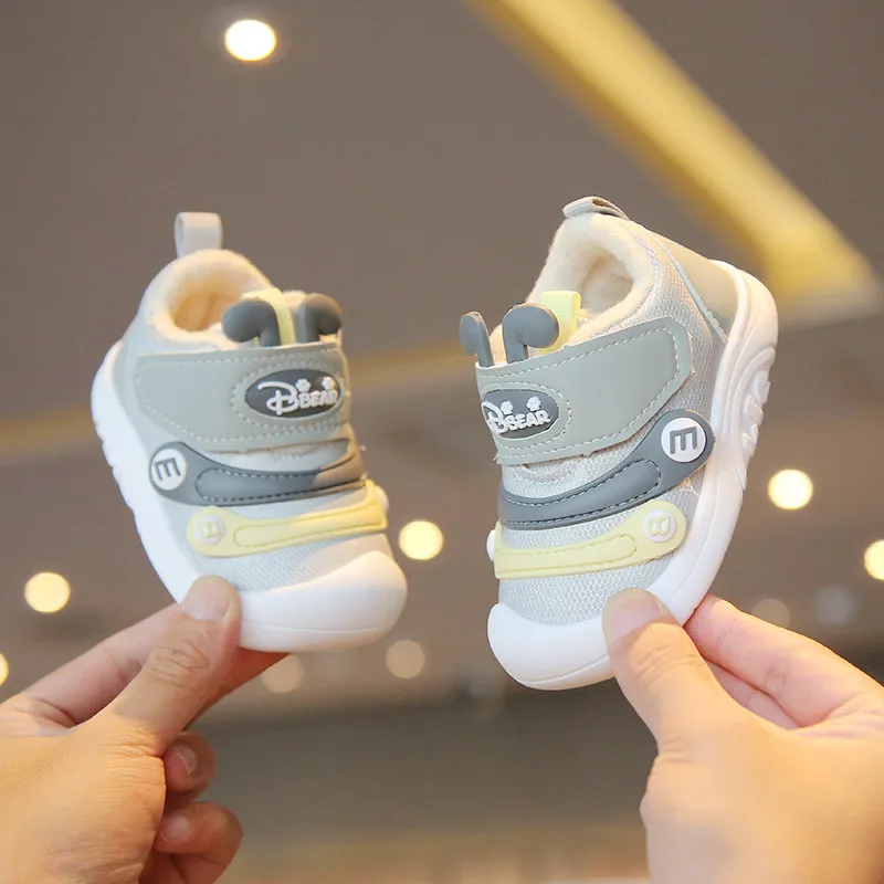 Pantofi sport pentru copii mici, unisex, pentru băieți și fete, de iarnă, 2025, Kidsnest, moi și calde, mărimi US1C-US10C_voghion.com