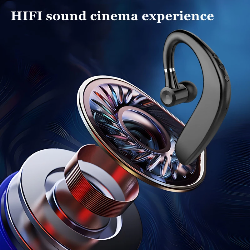 Wireless Bluetooth Earphone Single Business Headset Long Standby_voghion.com