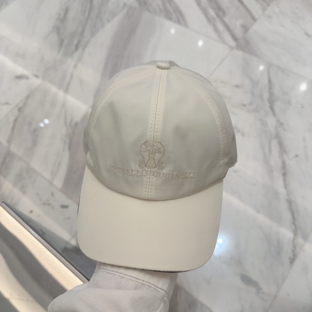 Brunello Four Seasons Beige Universal Baseball Cap_voghion.com
