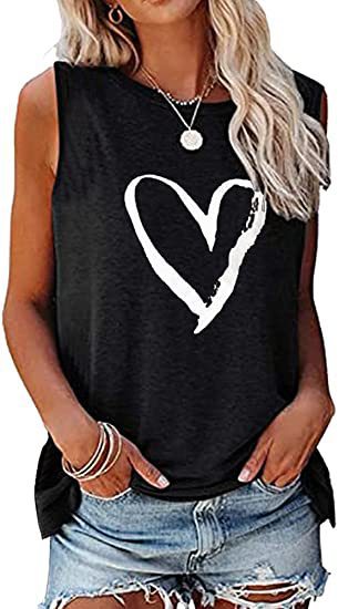 Gilet senza maniche da donna con stampa pioggia arcobaleno_voghion.com