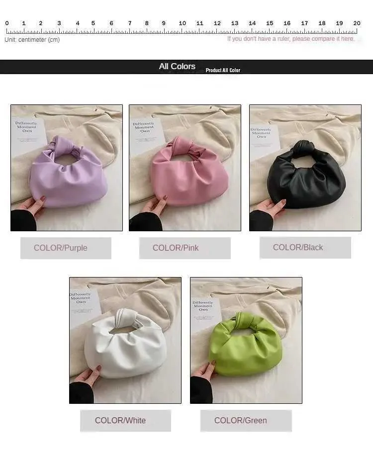 2024 INS Donna Piccola Borsa a Tracolla Festa Frizione Borsa a Tracolla Donna Pelle PU Borse a Tracolla Moda Increspato Crossbody_voghion.com
