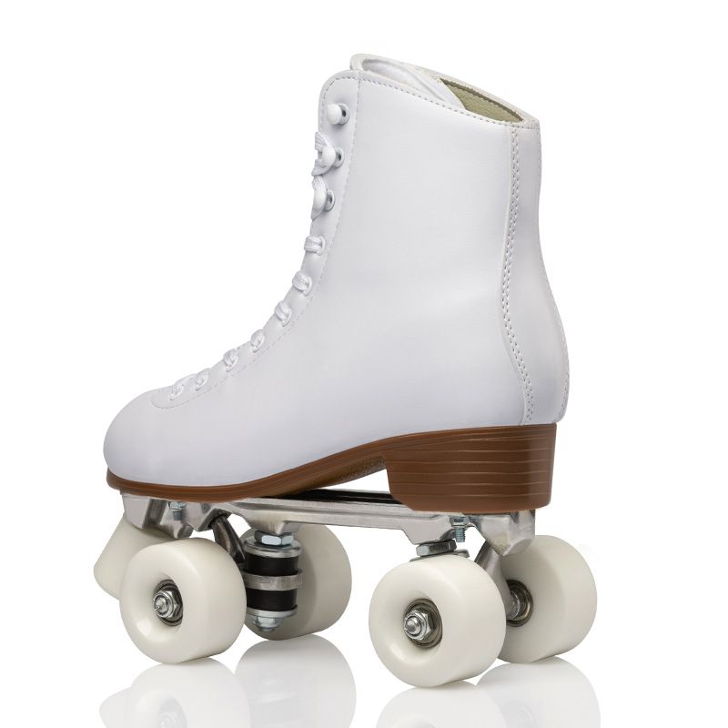 Zweireihige mit vier Rädern und PU-Metallhalterung, langlebige, atmungsaktive Schlittschuhe_voghion.com