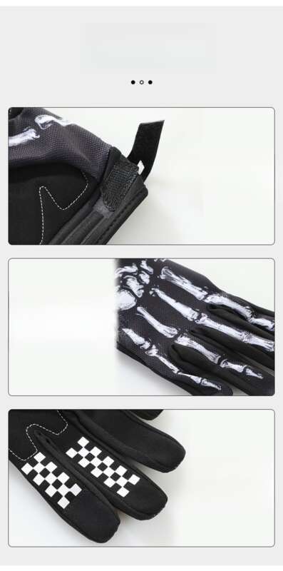 Nové dotykové obrazovky Skull Joint Rose Ghost Claw venkovní teplé a protiskluzové motocyklové jezdecké rukavice_voghion.com