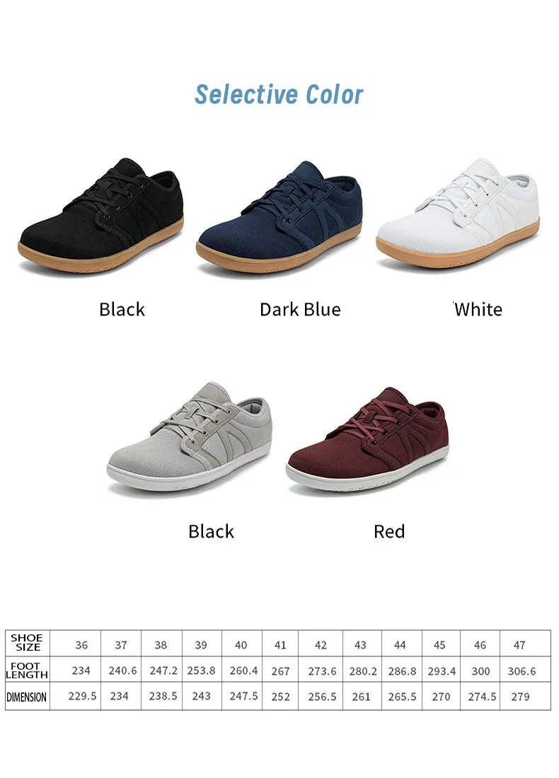 Wide Summer Running New Headed Sports Soft Sole Barefoot Men's and Women's Casual Breathable Mesh Shoes Lhshoe_voghion.com