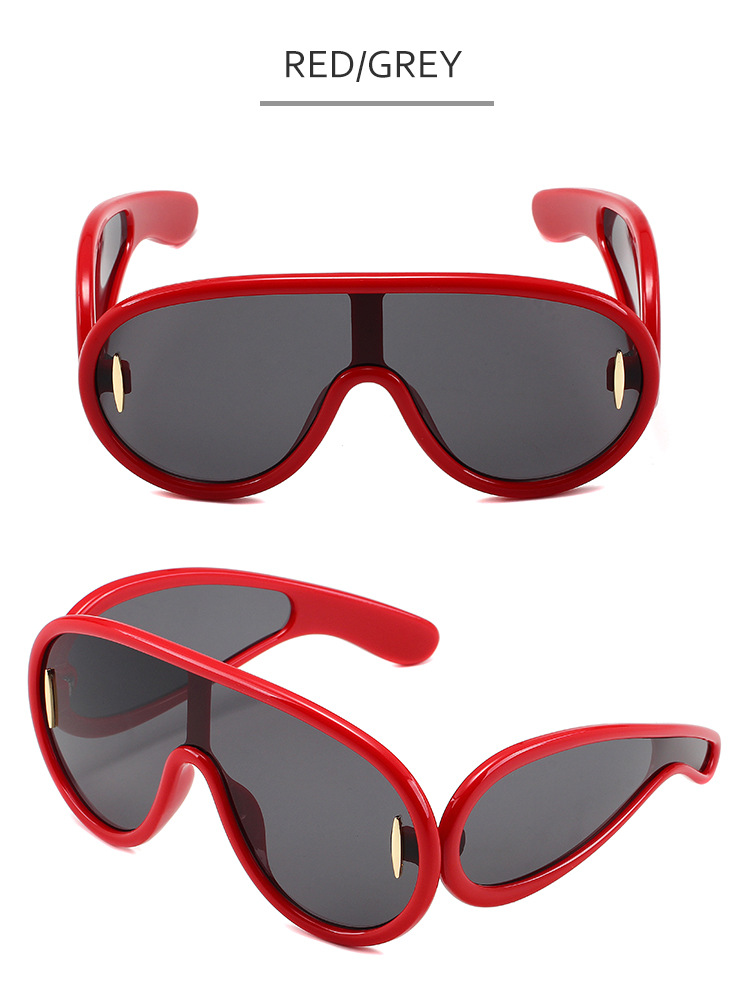 Irregular Trend Oversized Toad Sunglasses – Hip Hop Style Personality Eyewear Fashion Trends Hot-selling_voghion.com