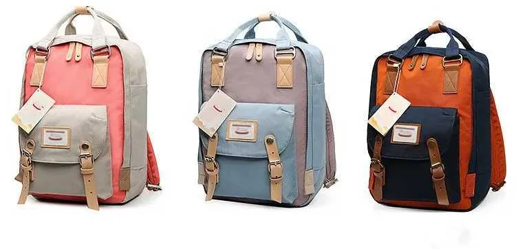 14-tommers bærbar PC for menn og kvinner, flere lommer, bokveske, skole, gutter og jenter, høy kvalitetsryggsekk for arbeidsreiser, 16LC241107_voghion.com