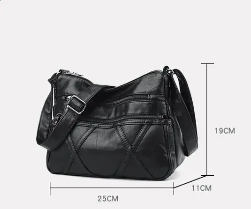Borsa a tracolla e messenger da donna in morbida pelle grigia_voghion.com