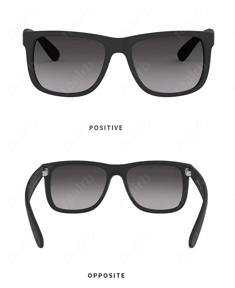 Gafas de sol polarizadas Justin 4165 de 55 mm para hombre y mujer, de alta calidad, con montura de nailon y accesorios._voghion.com
