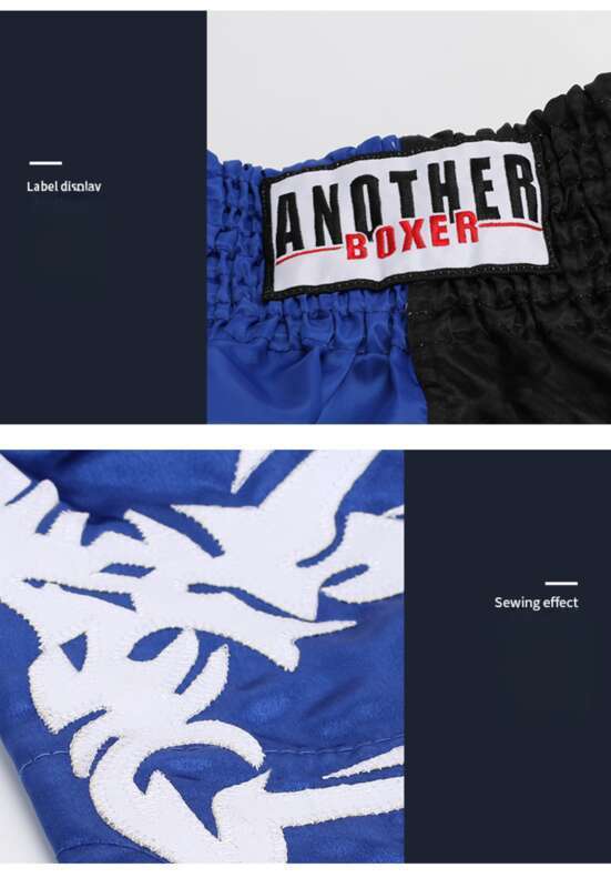 Nové boxerské trenýrky z roku 2025, oblečení na bojový trénink, oblečení na bojová umění, vícebarevné sestřihy, Muay Thai_voghion.com