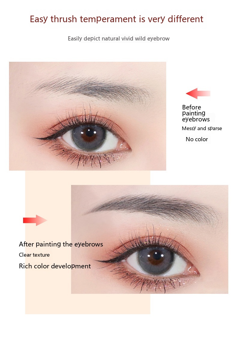 1188 Makeup Artit 'Soft Core Filo di tenuta in acciaio Filo automatico Laer Contraffazione e penna per sopracciglia anti-sudore Bellezza_voghion.com