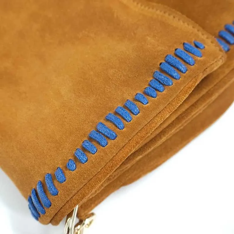 Sac à bandoulière en daim véritable et nubuck pour femme, sac à bandoulière latéral à franges, sac de créateur Za, taille moyenne, élégant au quotidien_voghion.com