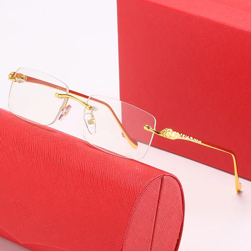 Style Week Cool Girl Better Frame Tide Temple for Women Gold Sier Leopard Head Latest Fashion Men Sunglasses Sunshade_voghion.com