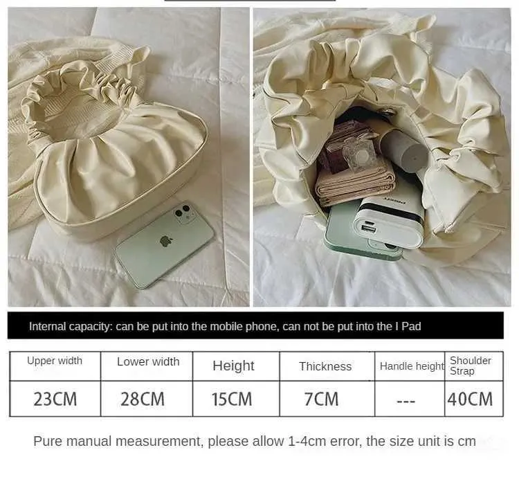 Nieuwe geplooide wolk met niche-ontwerp voor dames, modieuze Gerie-tas voor dames, veelzijdige handtas Y241123_voghion.com