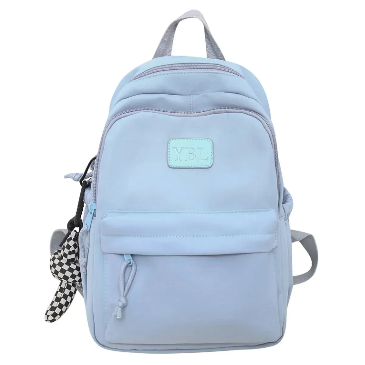 Large capacity casual waterproof nylon backpack fashionable elementary and middle school student bag 240820_voghion.com