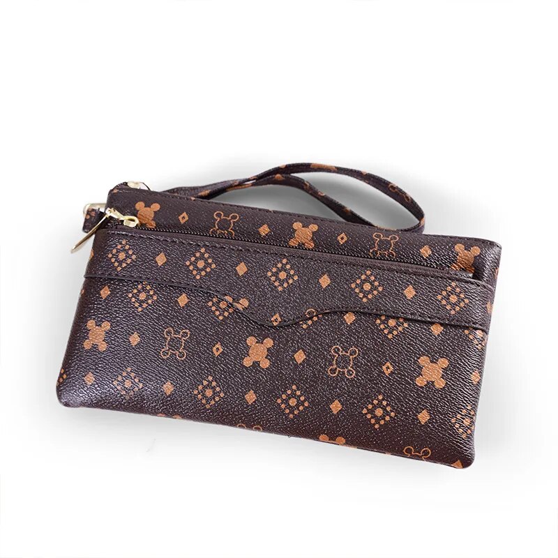Dames merk clutch portemonnee dames geld portemonnee voor dames clutch bag slanke vrouwelijke portemonnee kaarthouder ongelijke portefeuilles gemaakt van leer_voghion.com