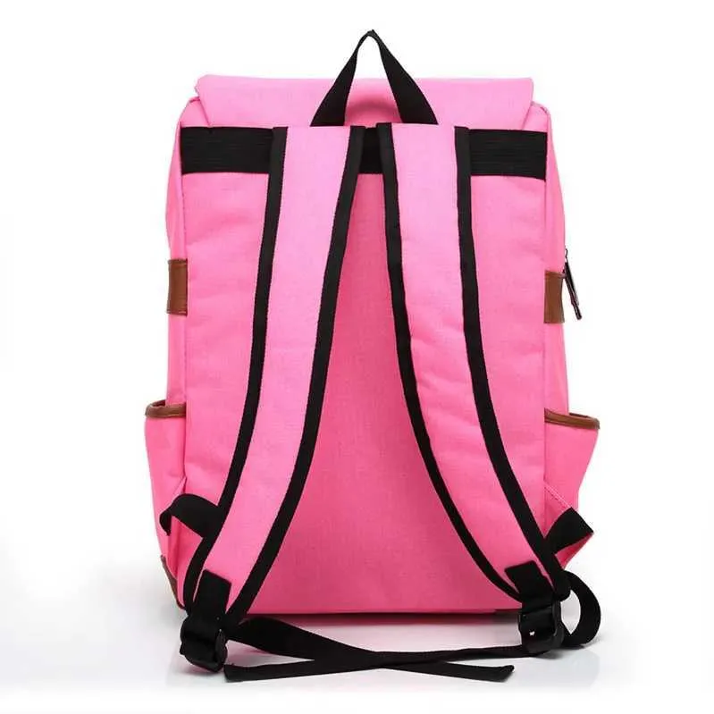 Vintage 16 zoll Laptop Rucksack Frauen Leinwand Männer leinwand Reise Freizeit Rucksäcke Retro Casual Tasche Schule Taschen Für_voghion.com