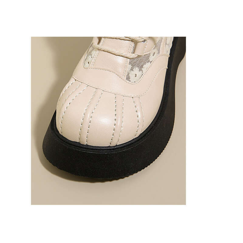 Women's Shoes Thick Bottom Mesh Shell Head Martin Boots College Style Summer Thin Short Boots_voghion.com