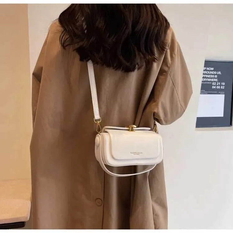 Fashionable and High-end Small Square for Women New Spring/summer Single Shoulder Bag Textured Crossbody Ba241217_voghion.com