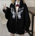 Gothic Schmetterling Kapuzenjacke Herren Für Herbst Und Winter_voghion.com