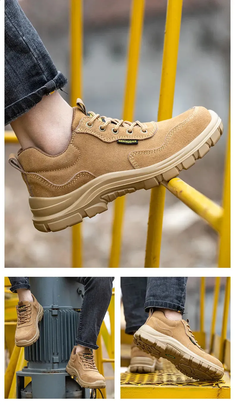 Safety Work Shoes Lightweight Industrial Protection Footwear_voghion.com