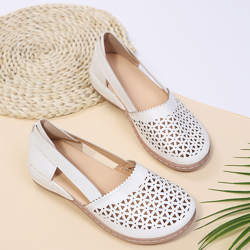 Modische, lässige, perforierte Schuhe für Damen_voghion.com