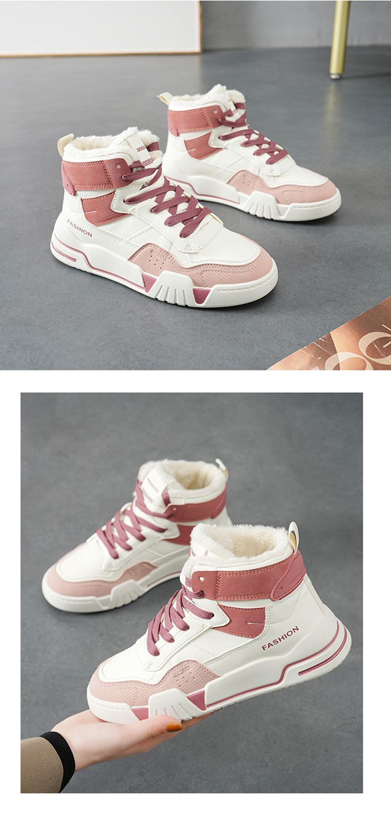 Little white high top cotton Korean version all match sneakers sports casual women's shoes plus veet_voghion.com