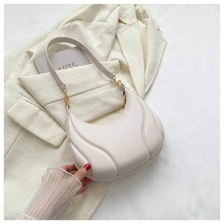 Retro leren schoudertas en crossbody tas voor dames effen_voghion.com