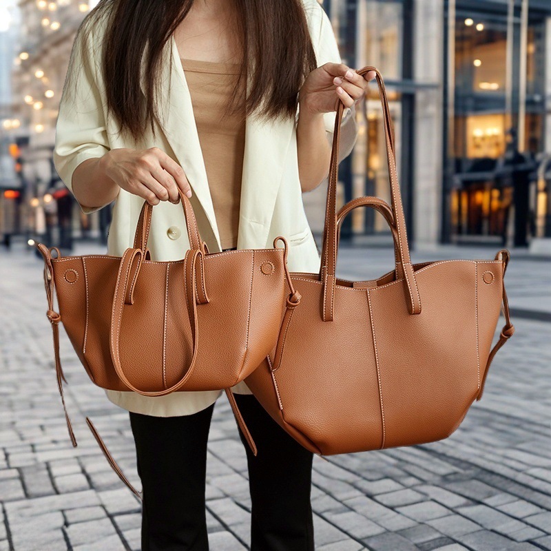 French High-Quality 2025 New Fashion Tote High-End Handbag Large Capacity Shoulder Bag For Women