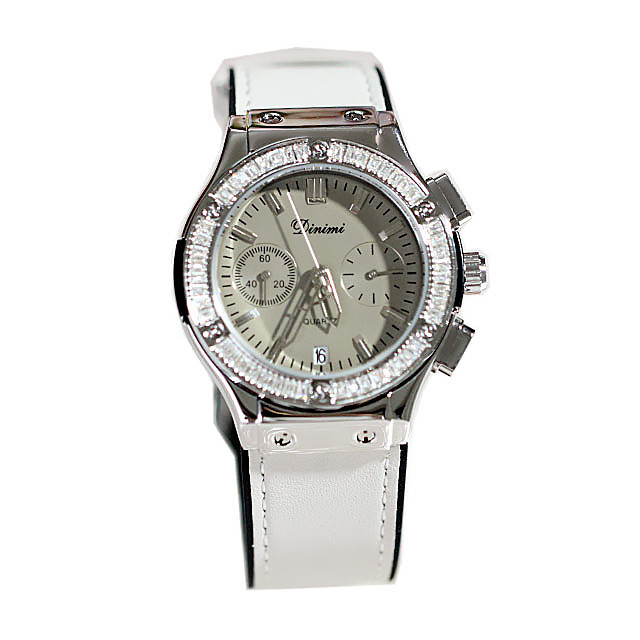 Orologio impermeabile al quarzo con cintura di diamanti multifunzionale stile puntatore alla moda dal vivo_voghion.com